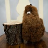 Accessory Alpaca Plush 100% Peruvian alpaca wool Handmade Brown Decoration Unisex