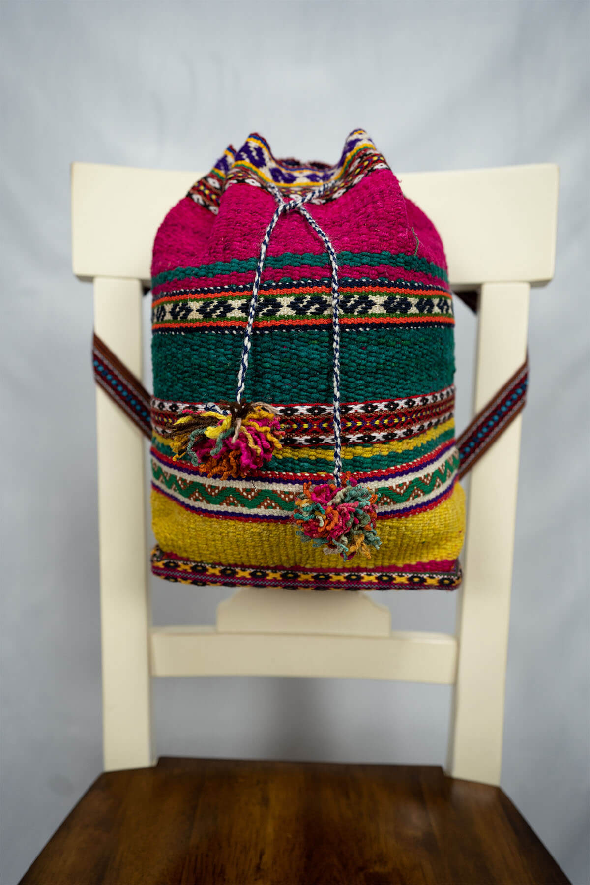 Accessory Backpack 100% Peruvian Sheep wool Handmade Unisex