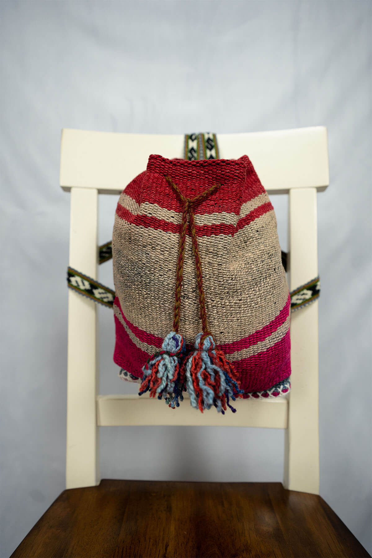 Accessory Backpack 100% Peruvian Sheep wool Handmade Unisex