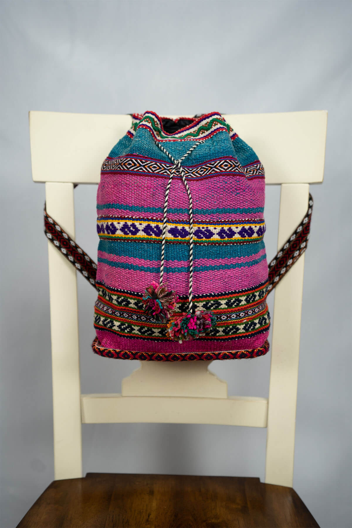 Accessory Backpack 100% Peruvian Sheep wool Handmade Unisex