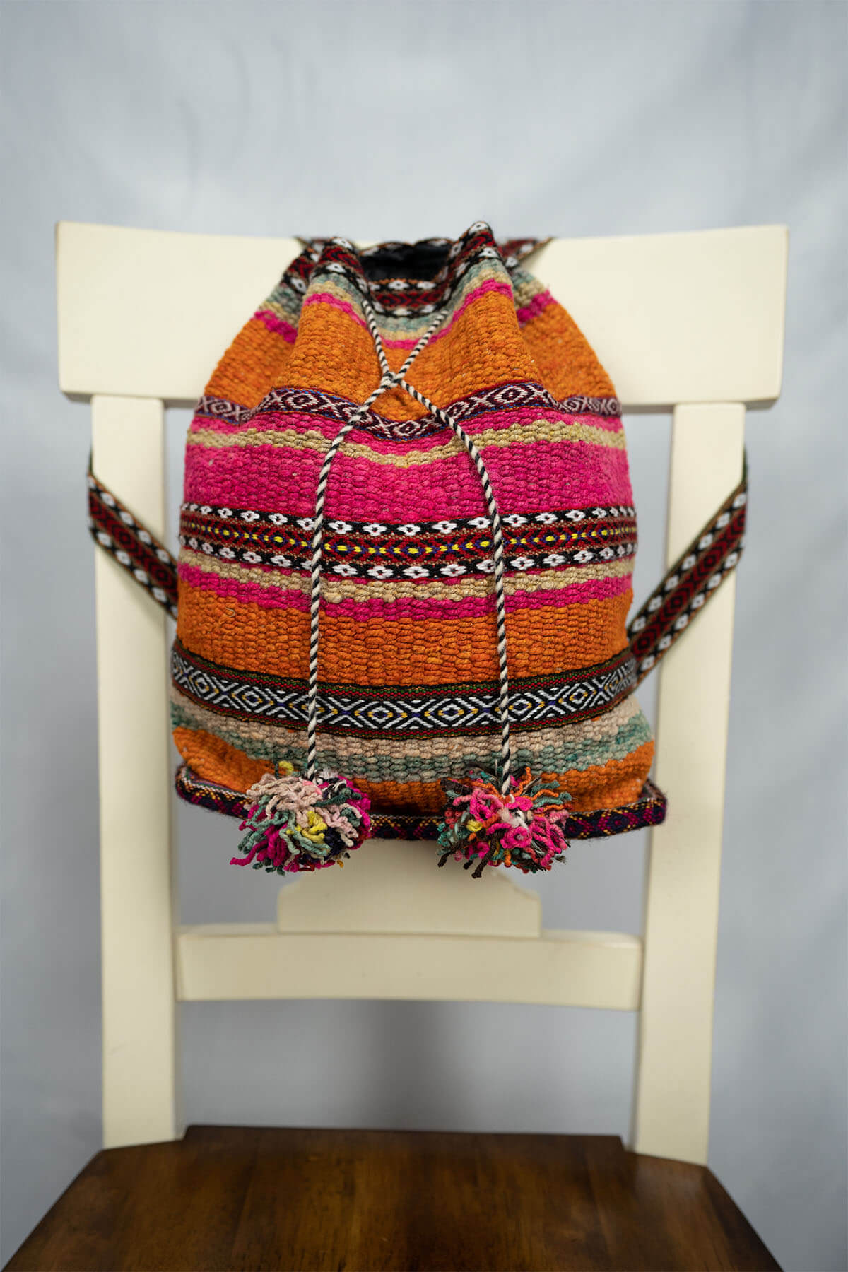 Accessory Backpack 100% Peruvian Sheep wool Handmade Unisex